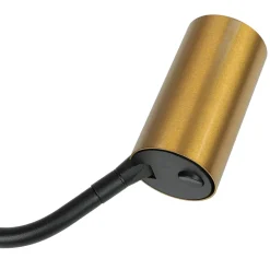 Nowodvorski Stehlampe Messing Schirm 124cm Modern flexibel GU10* Metall Lampen|Messinglampen