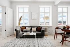 Best By Rydéns Stehlampe Metall 160 cm in Gold matt E27 Modern Design