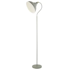 Searchlight Stehlampe Metall 166 cm Taupe Vintage Design E27 schwenkbar* Bürolampen|Wohnzimmerlampen