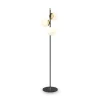 Online Maytoni Stehlampe Metall Glas 150 cm hoch in Gold Weiß Schwarz