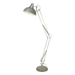 Online Searchlight Stehlampe Metall H: max. 170 cm verstellbar Grau E27