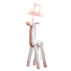 Best Happy Lamps Stehlampe Rosa Weiß Einhorn 120 cm Schlafzimmer Kinder