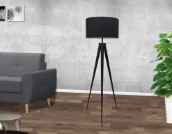 Sale Invicta Interior Stehlampe Schwarz Retro 142cm Wohnzimmer KODORA