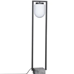 By Rydéns Stehlampe Terrasse 120 cm E27 IP44 Marmor Fuß mit Kabel* Metall Lampen|Wegeleuchten