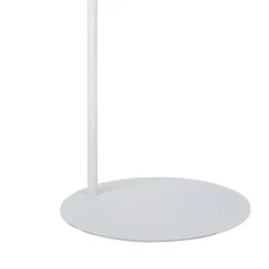 TK Lighting Stehlampe Weiß 140 cm klein Metall verstellbarer Schirm* Wohnzimmerlampen|Stehlampen
