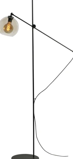 Masterlight Stehlampe Wohnzimmer 161 cm verstellbar Glas Metall* Kugellampen|Glaslampen