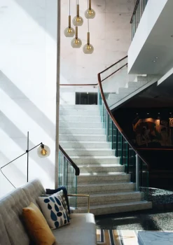 Masterlight Stehlampe Wohnzimmer 161 cm verstellbar Glas Metall* Kugellampen|Glaslampen