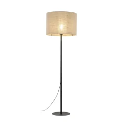 Sale TK Lighting Stehleuchte 165 cm Ø 50 cm Metall Jute E27 MARINUS