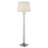 Sale Searchlight Stehleuchte 156 cm in Silber Creme E27 Stoff Glas