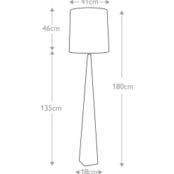 Outlet Elstead Stehleuchte 181 cm Schwarz Weiß E27 Metall Stoff Modern