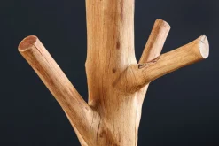 Invicta Interior Stehleuchte Beige Stoffschirm Holz 175 cm Handarbeit* Bürolampen|Designerlampen