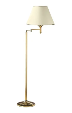 Jupiter Stehleuchte 158cm in Messing schwenkbar Wohnzimmer* Messinglampen|Metall Lampen