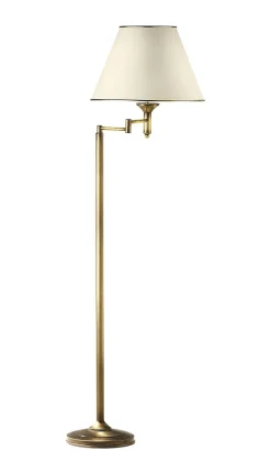 Sale Jupiter Stehleuchte 158cm in Messing antik schwenkbar Büro