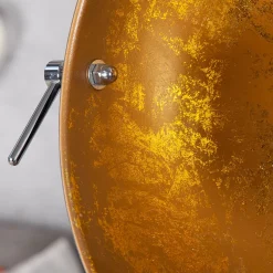 Clearance Invicta Interior Stehleuchte 160cm Retro Dreibein Schwarz Gold