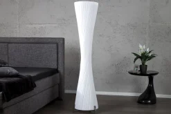 Invicta Interior Stehleuchte 180cm Retro Esszimmer Lampe Weiß* Stehlampen|Wohnzimmerlampen