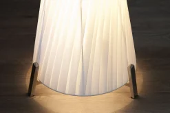 Invicta Interior Stehleuchte 180cm Retro Esszimmer Lampe Weiß* Stehlampen|Wohnzimmerlampen