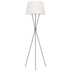 Elstead Stehleuchte Dreibein 140 cm klein Metall Stoff Modern* Moderne Lampen|Stofflampen