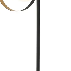 Online Searchlight Stehleuchte 3-flammig 149 cm Metall in Schwarz Gold G9