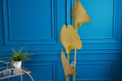 Clearance Invicta Interior Stehleuchte 3-flammig Metall Gold indirekt E14 160 cm