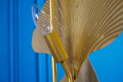 Clearance Invicta Interior Stehleuchte 3-flammig Metall Gold indirekt E14 160 cm