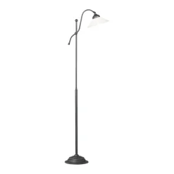 Giovanni Battista Stehleuchte klein 130 cm E27 Messing Glas Rustikal* Badezimmer Lampe|Bürolampen