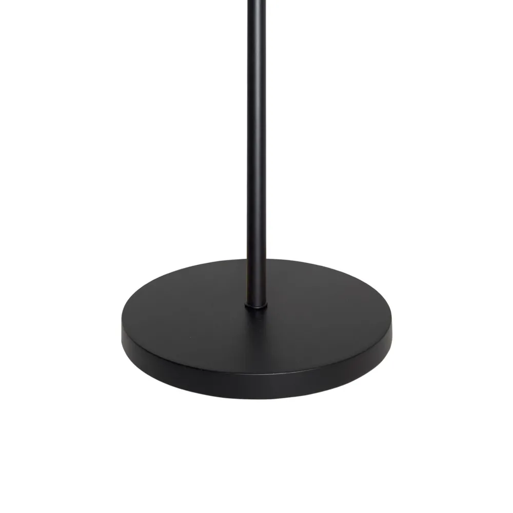 Giovanni Battista Stehleuchte klein 148,5 cm Messing Eisen in Schwarz Gold* Badezimmer Lampe|Bürolampen