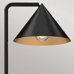 Elstead Stehleuchte klein Dimmer Schalter 148,8 cm Schwarz E27 Modern* Metall Lampen|Stehlampen