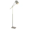 Searchlight Stehleuchte Marmor Sockel 149 cm Grau verstellbar Metall* Wandleuchten|Bürolampen