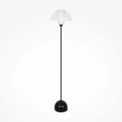 Maytoni Stehleuchte Metall Glas E14 139 cm hoch Schwarz Weiß* Glaslampen|Stehlampen