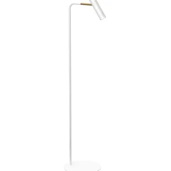 Luminex Stehleuchte Metall GU10 flexibel 159 cm in Weiß Gold* Metall Lampen|Stehlampen