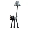 Hot Happy Lamps Stehleuchte Schwarz Weiß Katze Kinder Erwachsene 126 cm