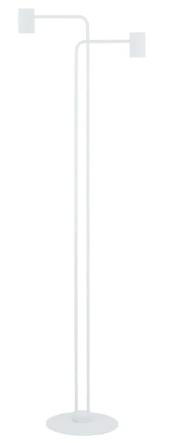 Best Sigma Stehleuchte Weiß Metall Modern Lesen 162 cm 2-flammig