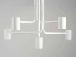 Best Sigma Stehleuchte Weiß Metall Modern Lesen 162 cm 2-flammig