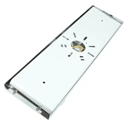 Outlet Elstead Stilvolle Badlampe LED IP44 Glas Schirm Weiß Chrom