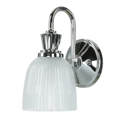 Clearance Elstead Stilvolle Badleuchte mit LED IP44 Riffelglas COSTILLA