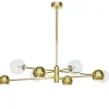 Jupiter Stilvolle Deckenlampe in Gold 100 cm G9 GU10 elegant* Deckenleuchten|Bürolampen