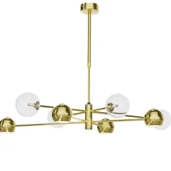 Jupiter Stilvolle Deckenlampe in Gold 100 cm G9 GU10 elegant* Deckenleuchten|Bürolampen