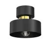 Best Luminex Stilvolle Deckenlampe in Schwarz Gold Ø20,5 cm E27 Loft