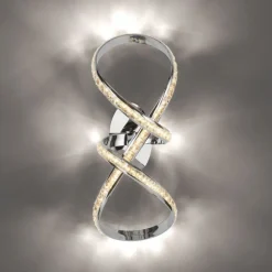 Paul Neuhaus Stilvolle LED Deckenlampe in Chrom dimmbar 30 W L:65 cm* Deckenleuchten|Flurlampen