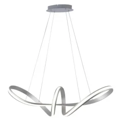 Paul Neuhaus Stilvolle LED Hängelampe in Stahl L:91 cm 39 W dimmbar