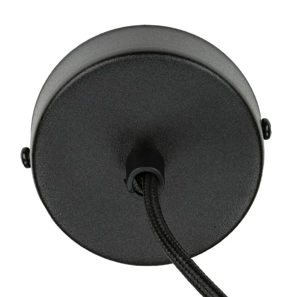 Sigma Stilvolle Pendellampe Rif Schwarz breiter Schirm* Hängelampen|Esszimmer Lampen