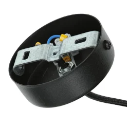 Sigma Stilvolle Pendellampe Rif Schwarz breiter Schirm* Hängelampen|Esszimmer Lampen