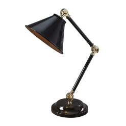 Elstead Stilvolle Schreibtischlampe Schwarz verstellbar* Tischlampen|Bürolampen