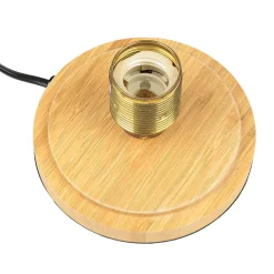 Invicta Interior Stilvolle Tischlampe Bauhaus rund 20cm Edison Lampe* Metall Lampen|Glaslampen