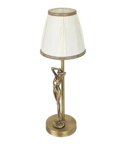 Giovanni Battista Stilvolle Tischlampe DONNE Klassisch Echt-Messing