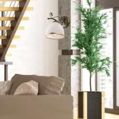 Lamkur Stilvolle Wandlampe NARELLA Shabby Schwarz* Wandleuchten|Küchenlampen