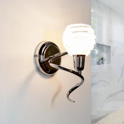 Lampex Stilvolle Wandleuchte Serpe in Chrom* Wandleuchten|Flurlampen