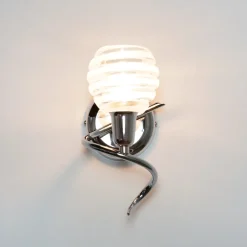 Lampex Stilvolle Wandleuchte Serpe in Chrom* Wandleuchten|Flurlampen