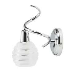 Lampex Stilvolle Wandleuchte Serpe in Chrom* Wandleuchten|Flurlampen