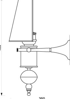 Clearance Laura Suardi Stilvolle Wandleuchte VELIERO Maritim aus Messing